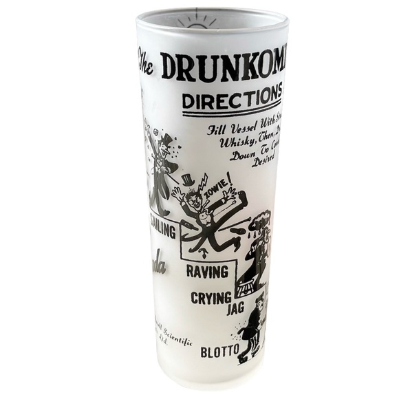 Vintage MCM Federal Glass Barware Whiskey Novelty - Picture 6 of 9